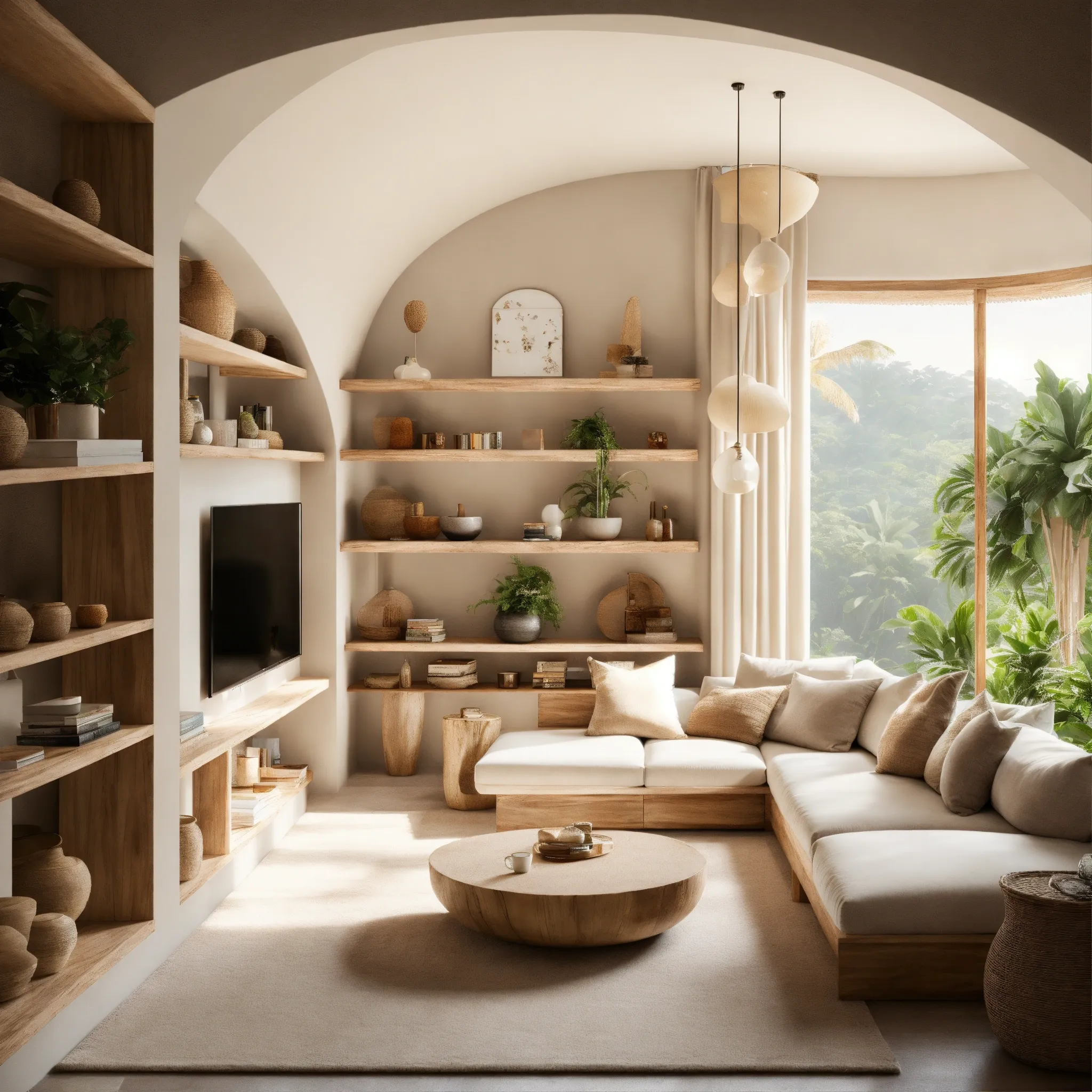 Oprichter in werkplaats bezig met een houten meubel